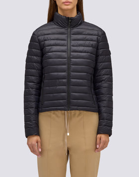 PIUMINO DONNA CON COLLO IN PIEDI