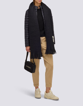 PIUMINO DONNA CON COLLO IN PIEDI