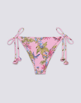 ANITA - SLIP BIKINI CON LACCI REGOLABILI STAMPA SWEET PARROT