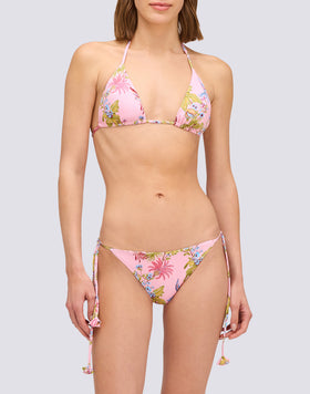 ANITA - BIKINI BOTTOMS WITH ADJUSTABLE TIES SWEET PARROT PRINT