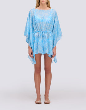 WOMEN'S BUTTERFLY DRESS WITH HIBI PAISLEY PRINT