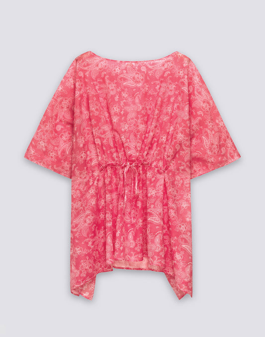 WOMEN'S BUTTERFLY DRESS WITH HIBI PAISLEY PRINT