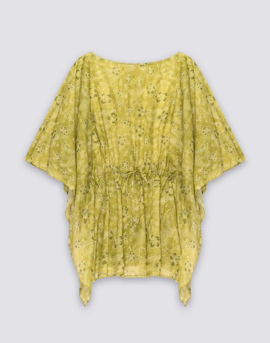WOMEN'S BUTTERFLY DRESS WITH HIBI PAISLEY PRINT