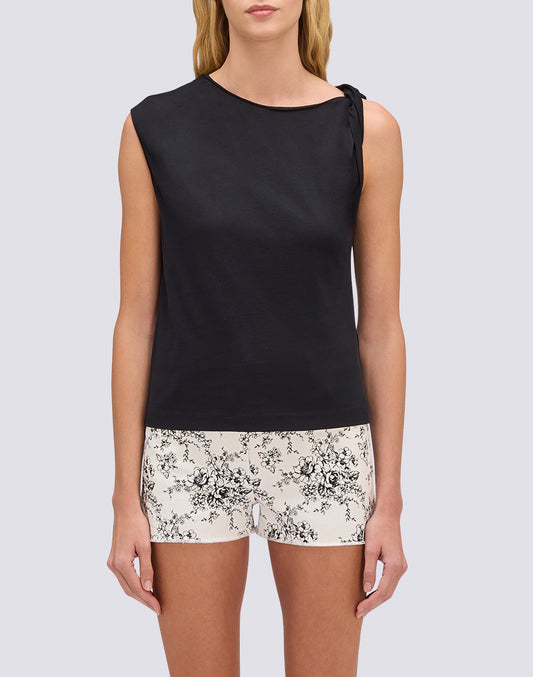 DÉBARDEUR POUR FEMME AVEC NOEUD SUR L'ÉPAULE