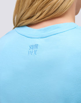 T-SHIRT FEMME COURT BOXY FIT AVEC NOEUD