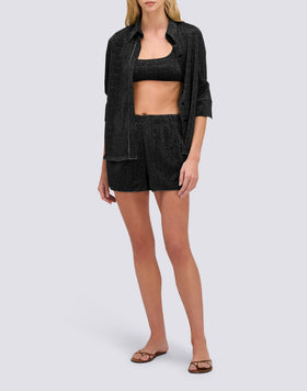 WOMEN'S LONG-SLEEVED LUREX SHIRT