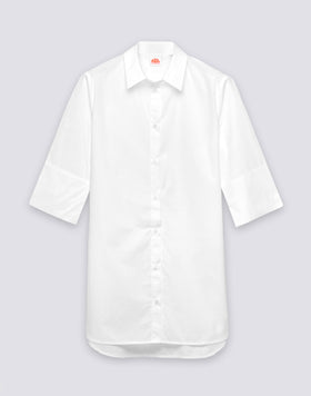 WOMEN'S SHORT POPLIN SHIRT