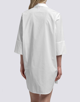 WOMEN'S SHORT POPLIN SHIRT