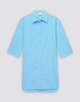 WOMEN'S SHORT POPLIN SHIRT