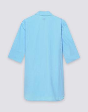 WOMEN'S SHORT POPLIN SHIRT