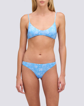 SANIBELI - PAISLEY BANDANA PATTERN BIKINI BOTTOMS