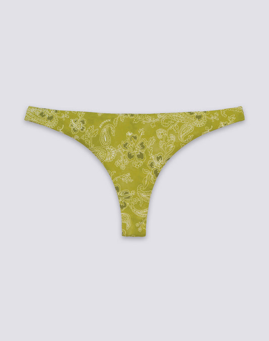 SANIBELI - PAISLEY BANDANA PATTERN BIKINI BOTTOMS