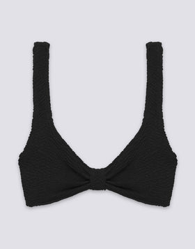 TOP BRA IN TESSUTO GOFFRATO