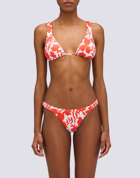 MARVA - HAUT DE BIKINI TRIANGLE AMÉRICAIN IMPRIMÉ PATCHY FLOWERS