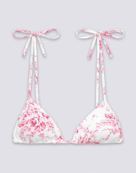 ARIZONA - BIKINI TOP BRALETTE REGOLABILE ROSE DE JOIE