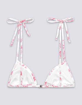ARIZONA - BIKINI TOP BRALETTE REGOLABILE ROSE DE JOIE