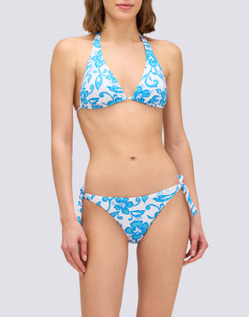 HILA - TOP A TRIANGOLO AMERICANO STAMPA SK23