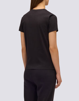 T-SHIRT DONNA REGULAR FIT CON FIORE