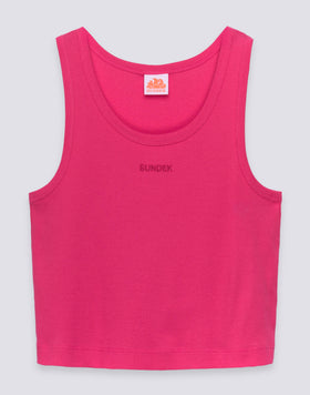 CROP TOP CON LOGOTIPO BORDADO