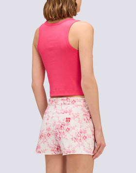 CROP TOP CON LOGOTIPO BORDADO