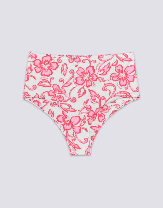 IPANEMA - HIGH-WAISTED CULOTTE BIKINI BOTTOMS WITH SK23 PRINT