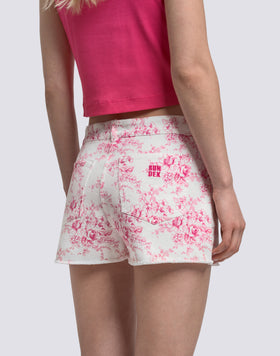 ROSE DE JOIE PATTERNED WOMEN'S SHORTS