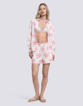 SHORTS DONNA A VITA ELASTICATA FANTASIA ROSE DE JOIE