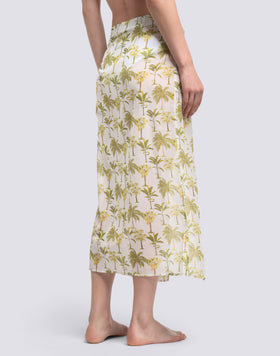 PAREO LUNGO STAMPA BOTANIC