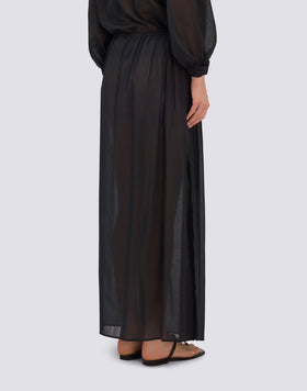 FALDA LARGA DE VOILE DE ALGODÓN