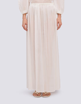 FALDA LARGA DE VOILE DE ALGODÓN