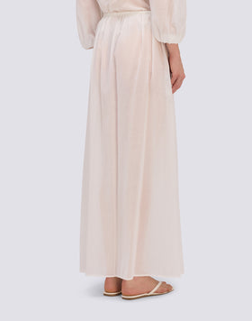 FALDA LARGA DE VOILE DE ALGODÓN