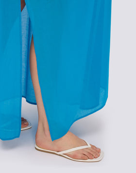 GONNA LUNGA IN VOILE DI COTONE