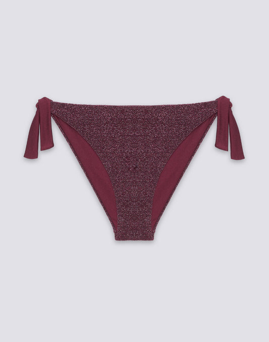 BEA - BIKINI SLIP CON FIANCHI REGOLABILI IN LUREX