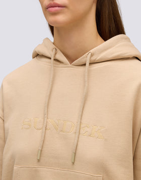 SWEAT À CAPUCHE FEMME AVEC ÉCRITURE SUNDEK
