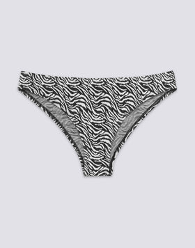 VEGA - ZEBRA-PRINT BIKINI BOTTOMS