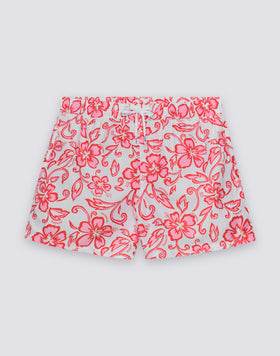 COAST - PANTALONCINO MARE REPREVE® CON STAMPA HIBISCUS SK23