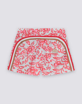 COAST - PANTALONCINO MARE REPREVE® CON STAMPA HIBISCUS SK23