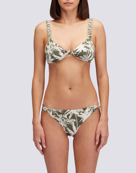 SCARLETT - TOP BRALETTE STAMPA TROPIC SAVANA