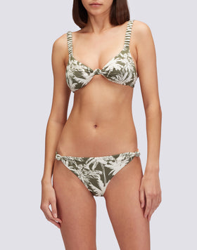 SCARLETT - TOP BRALETTE STAMPA TROPIC SAVANA