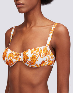 TOP AVEC VOLANTS ET ARMATURES SAMBA