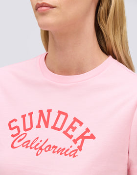 T-SHIRT CROP VINTAGE WASH POUR FEMME