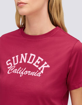 T-SHIRT CROP VINTAGE WASH POUR FEMME