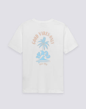 WOMEN'S GOOD VIBES ONLY PRINT T-SHIRT