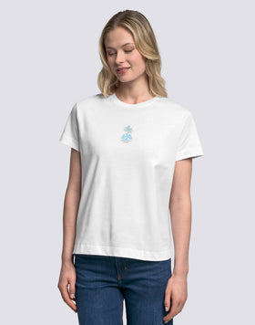 WOMEN'S GOOD VIBES ONLY PRINT T-SHIRT