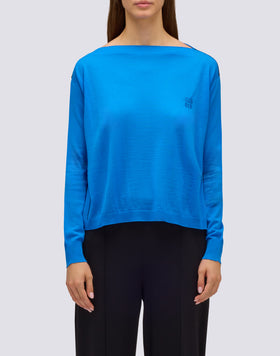 WOMEN'S CREW NECK WOOL SWEATER