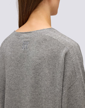 PULL EN LAINE COL V FEMME