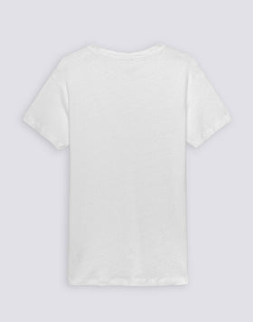 T-SHIRT DONNA A MEZZE MANICHE IN LINO