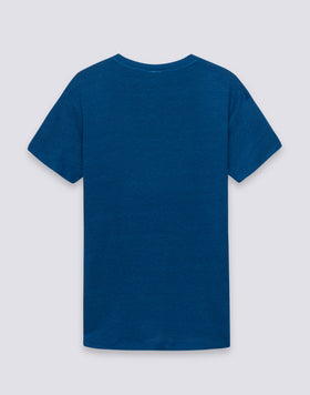 WOMEN'S HALF-SLEEVED LINEN T-SHIRT