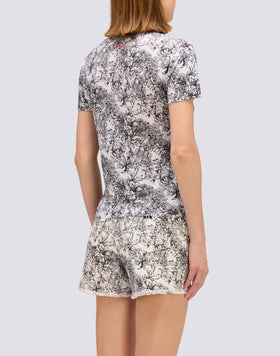 T-SHIRT À DEMI-MANCHES EN LIN