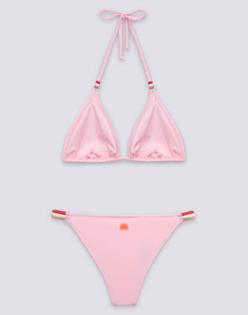 JENNIFER TRIANGLE TOP AND FIXED RAINBOW BOTTOM